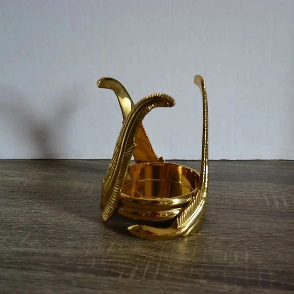 Vtg Partylite Brass Candle Holder - Picture 5 of 8